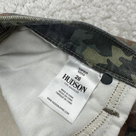 Hudson Viper Mini Camo Denim Skirt - Picture 6 of 14